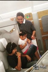 Mahesh Babu Family London Trip Photos